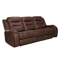 Three Seater Recliner Sofa - Silk