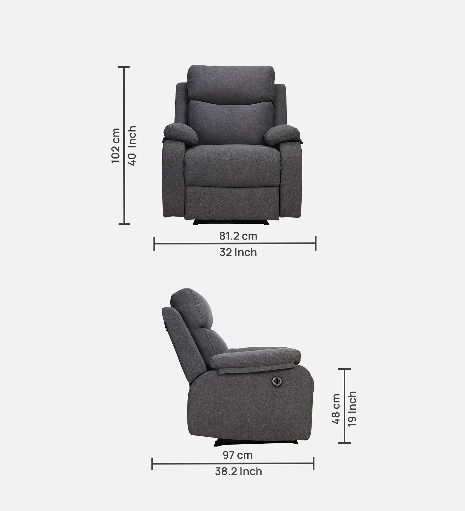 Single Seater Recliner - Curve