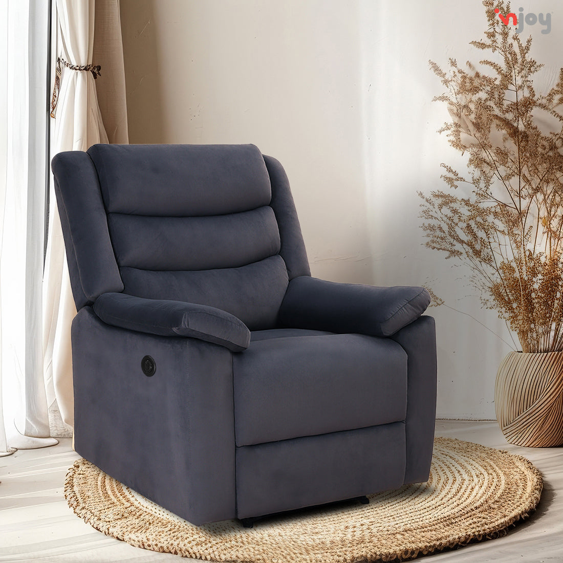 Recliner Chair Reclining Fabric Sofas Sale Single Seater Recliner