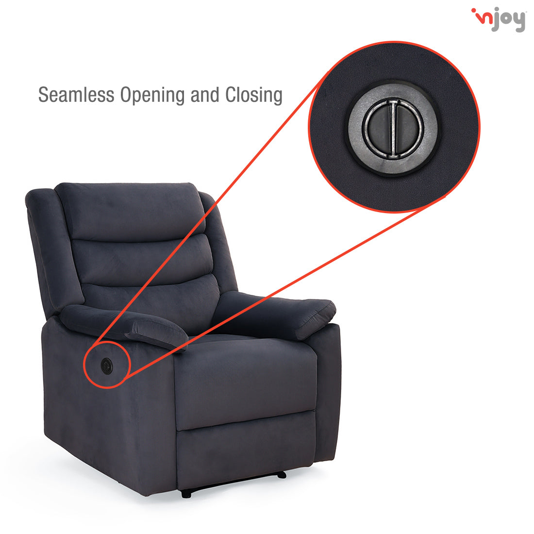 Single Seater Recliner Sofa - Injoy 0121