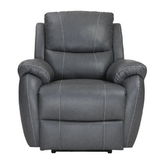 Buy Single Seater Recliner Sofa Recliner - Lite (Grey) Online in India, Single Seater Recliner Sofa, Single Seater Recliner Chair, Manual Recliner, Leatherette Recliner, Living Room Recliner