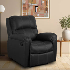 Buy Single Seater Recliner Sofa - Spino Online in India, Single Seater Recliner Sofa, Single Seater Recliner Chair, Manual Recliner, Leatherette Recliner, Living Room Recliner