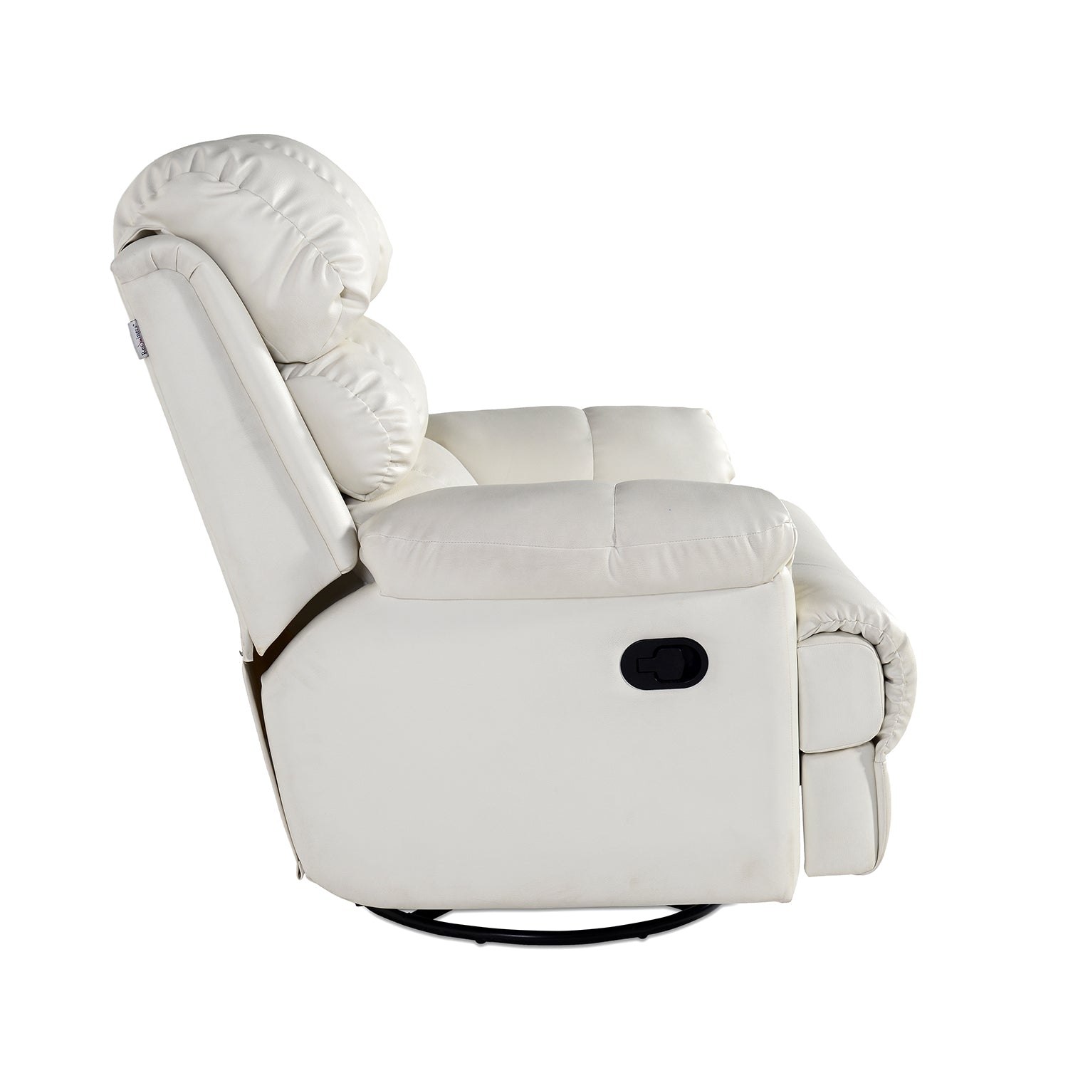 Buy Single Seater Recliner - 361 (White) Online in India, Single Seater Recliner Sofa, Single Seater Recliner Chair, Manual Recliner, Leatherette Recliner, Living Room Recliner