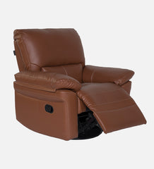 Buy Single Seater Recliner - Aversa (Tan) Online in India, Single Seater Recliner Sofa, Single Seater Recliner Chair, Manual Recliner, Leatherette Recliner, Living Room Recliner, Swivel Glider Recliner