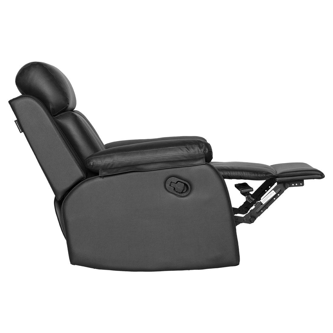 Buy Single Seater Recliner Sofa - Magna Online in India, Single Seater Recliner Sofa, Single Seater Recliner Chair, Manual Recliner, Leatherette Recliner, Living Room Recliner