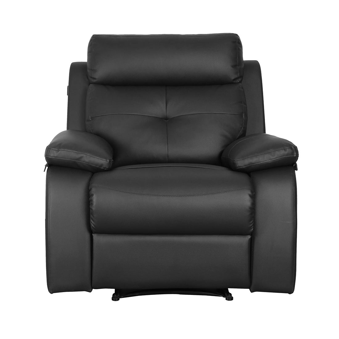 Buy Single Seater Recliner Sofa - Ohio Online in India, Single Seater Recliner Sofa, Single Seater Recliner Chair, Manual Recliner, Leatherette Recliner, Living Room Recliner