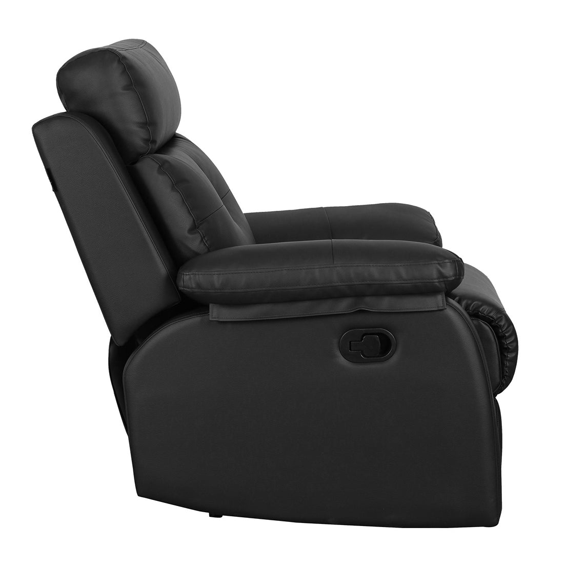 Buy Single Seater Recliner Sofa - Ohio Online in India, Single Seater Recliner Sofa, Single Seater Recliner Chair, Manual Recliner, Leatherette Recliner, Living Room Recliner