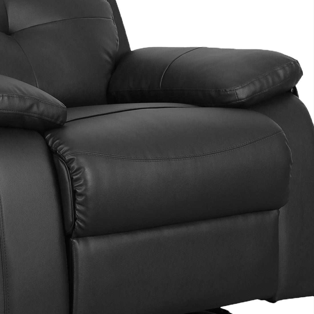 Buy Single Seater Recliner Sofa - Ohio Online in India, Single Seater Recliner Sofa, Single Seater Recliner Chair, Manual Recliner, Leatherette Recliner, Living Room Recliner