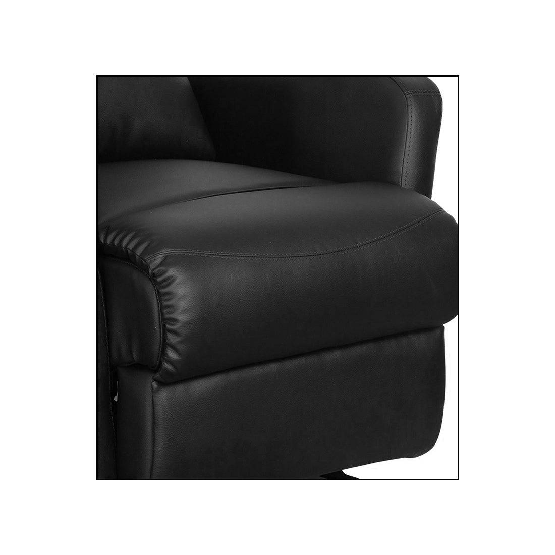 Buy Single Seater Recliner Sofa - Sleek Online in India, Single Seater Recliner Sofa, Single Seater Recliner Chair, Manual Recliner, Leatherette Recliner, Living Room Recliner