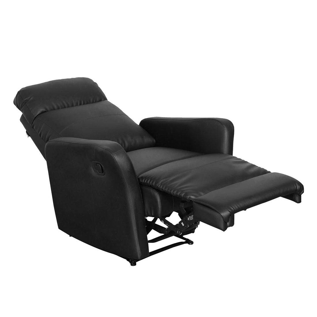 Buy Single Seater Recliner Sofa - Sleek Online in India, Single Seater Recliner Sofa, Single Seater Recliner Chair, Manual Recliner, Leatherette Recliner, Living Room Recliner