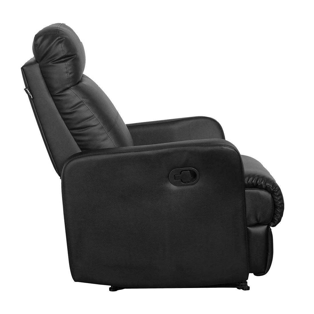 Buy Single Seater Recliner Sofa - Sleek Online in India, Single Seater Recliner Sofa, Single Seater Recliner Chair, Manual Recliner, Leatherette Recliner, Living Room Recliner