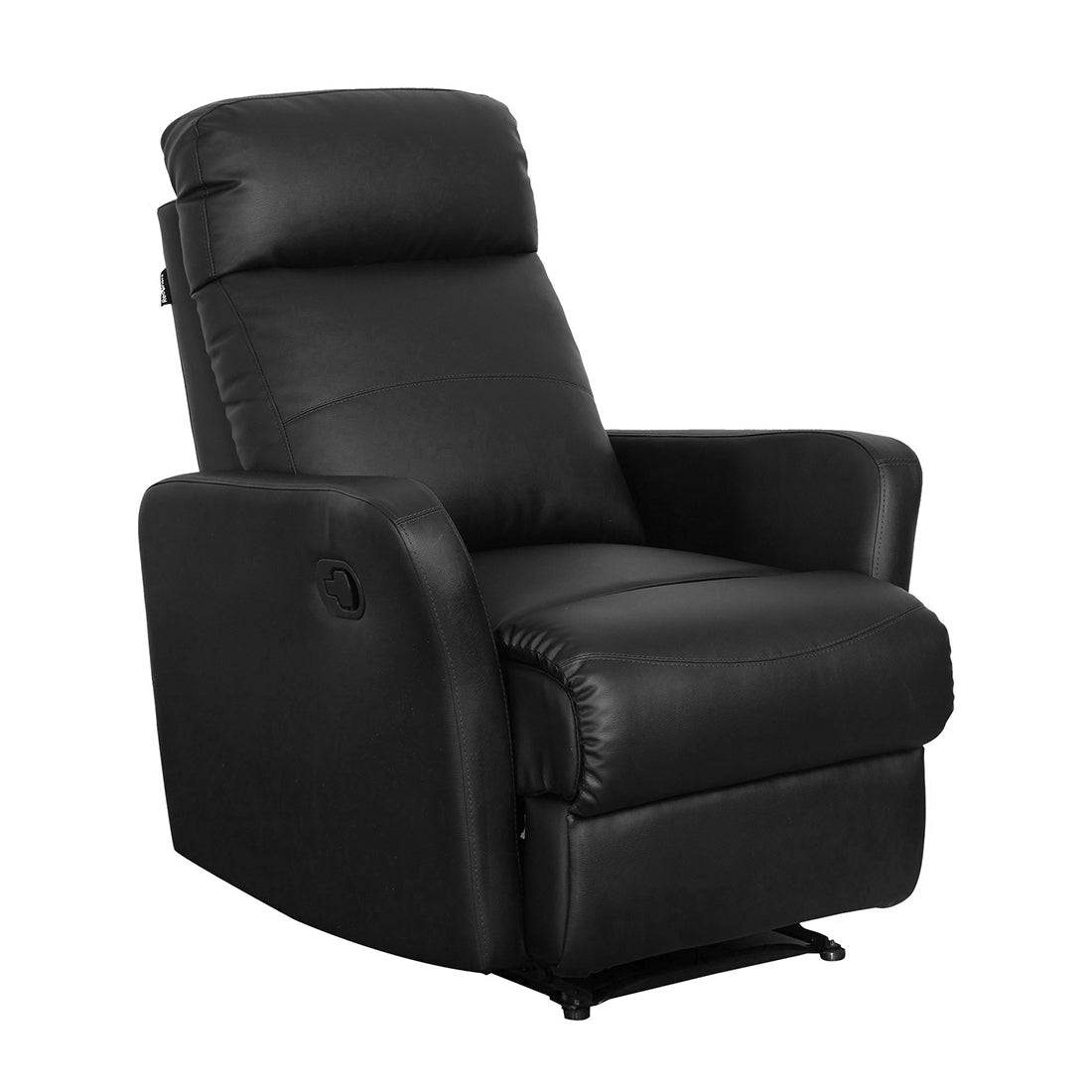 Buy Single Seater Recliner Sofa - Sleek Online in India, Single Seater Recliner Sofa, Single Seater Recliner Chair, Manual Recliner, Leatherette Recliner, Living Room Recliner