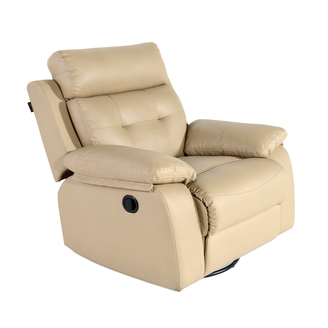 Buy Single Seater Recliner Sofa - 786 (Cream) Online in India, Single Seater Recliner Sofa, Single Seater Recliner Chair, Manual Recliner, Leatherette Recliner, Living Room Recliner