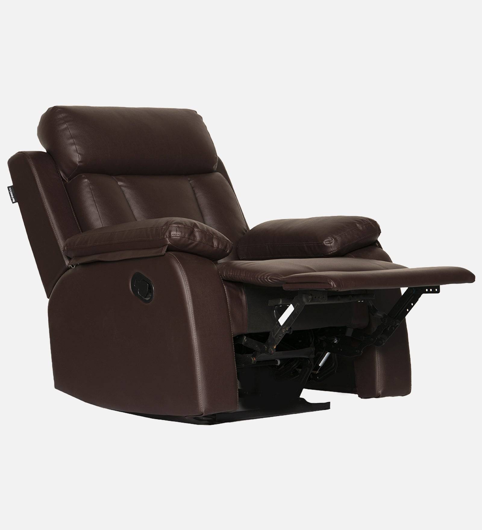 Buy Single Seater Recliner Sofa - Magna Online in India, Single Seater Recliner Sofa, Single Seater Recliner Chair, Manual Recliner, Leatherette Recliner, Living Room Recliner