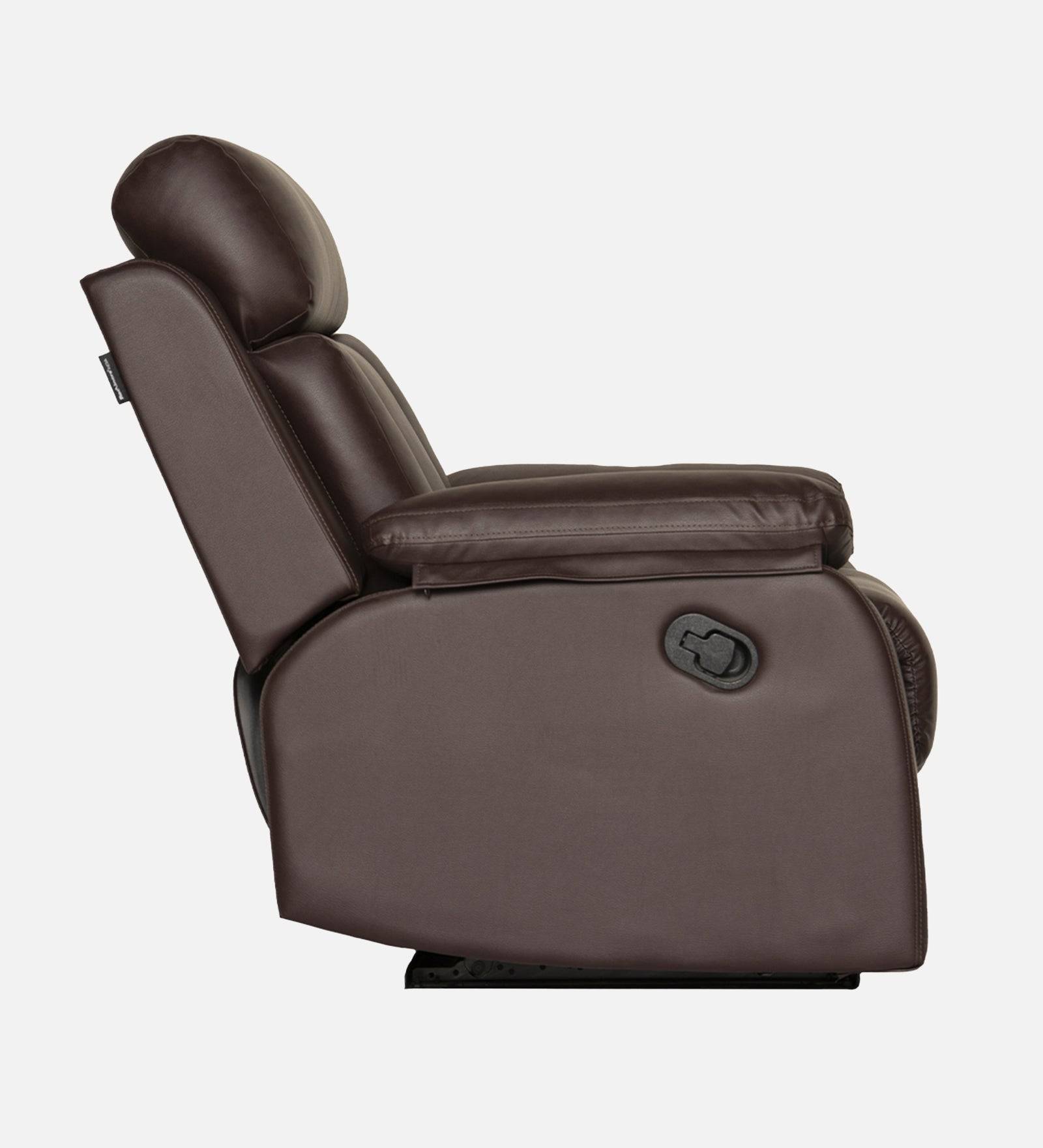 Buy Single Seater Recliner Sofa - Magna Online in India, Single Seater Recliner Sofa, Single Seater Recliner Chair, Manual Recliner, Leatherette Recliner, Living Room Recliner