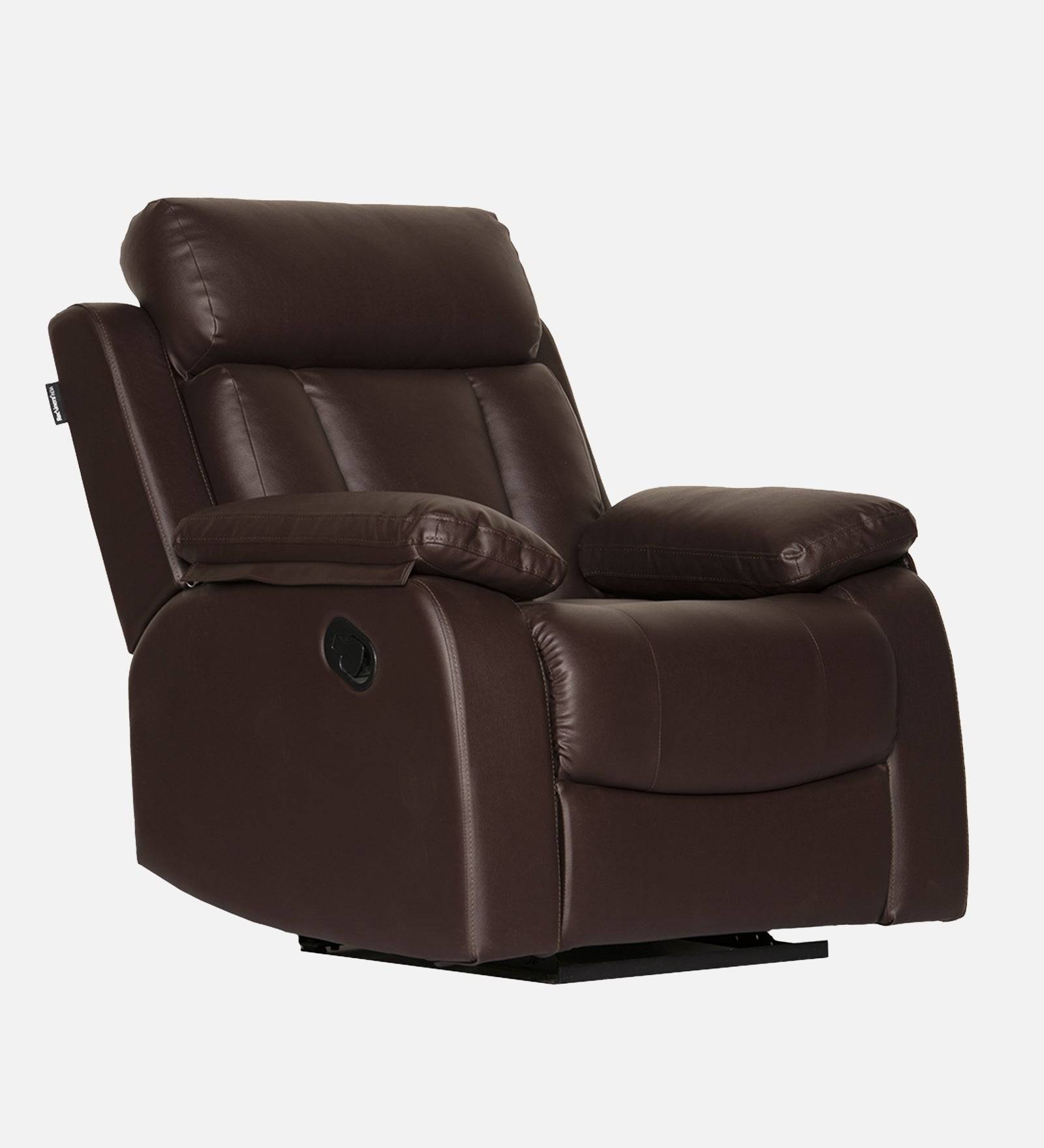 Buy Single Seater Recliner Sofa - Magna Online in India, Single Seater Recliner Sofa, Single Seater Recliner Chair, Manual Recliner, Leatherette Recliner, Living Room Recliner