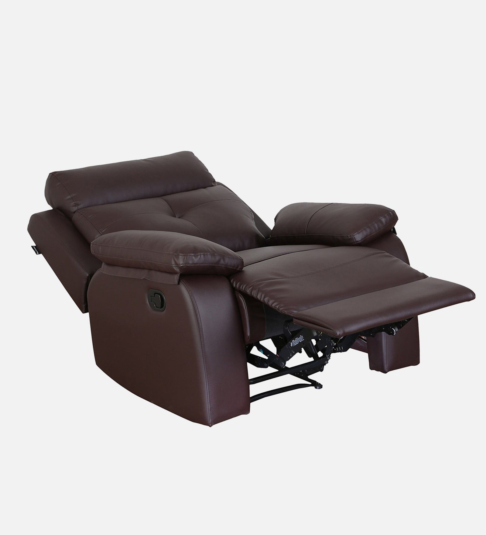 Buy Single Seater Recliner Sofa - Ohio Online in India, Single Seater Recliner Sofa, Single Seater Recliner Chair, Manual Recliner, Leatherette Recliner, Living Room Recliner