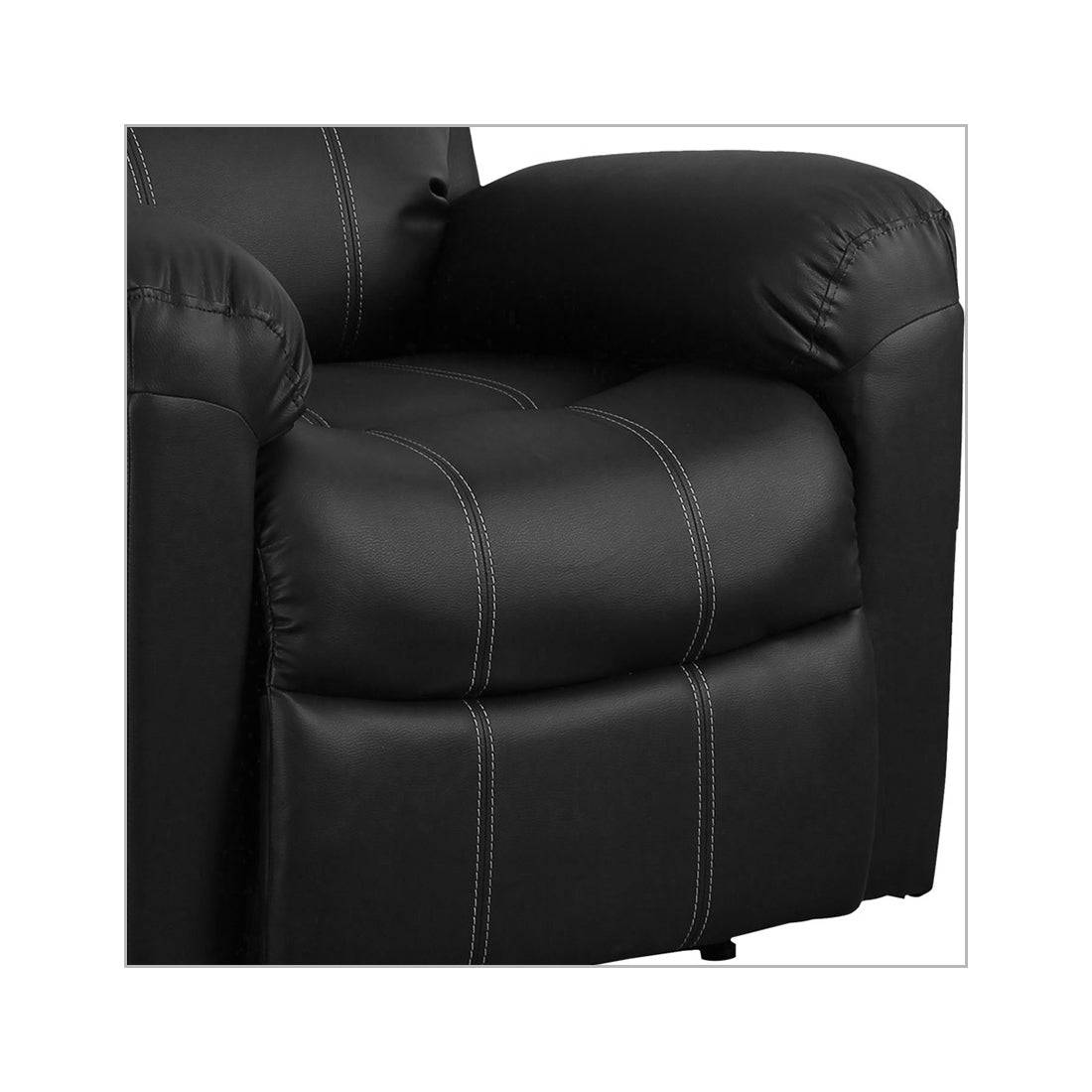 Buy Single Seater Recliner Sofa - Spino Online in India, Single Seater Recliner Sofa, Single Seater Recliner Chair, Manual Recliner, Leatherette Recliner, Living Room Recliner