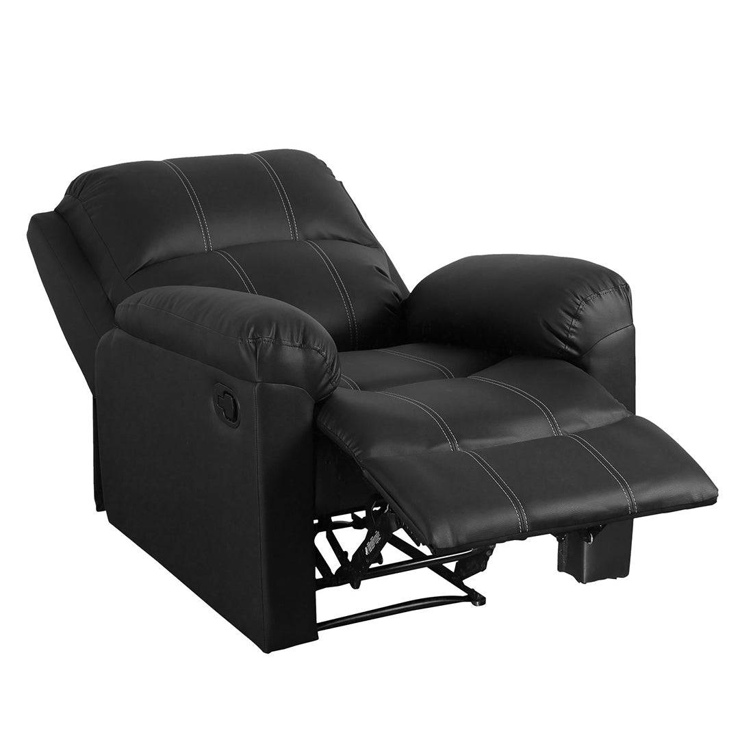 Buy Single Seater Recliner Sofa - Spino Online in India, Single Seater Recliner Sofa, Single Seater Recliner Chair, Manual Recliner, Leatherette Recliner, Living Room Recliner