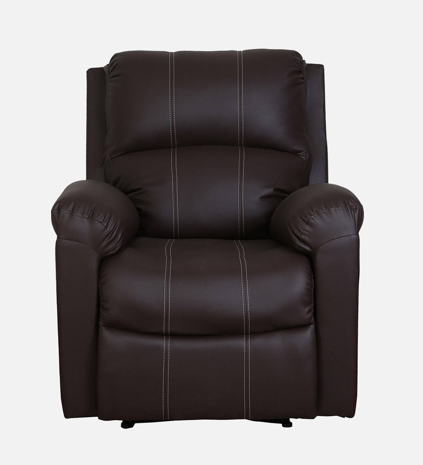 Buy Single Seater Recliner Sofa - Spino Online in India, Single Seater Recliner Sofa, Single Seater Recliner Chair, Manual Recliner, Leatherette Recliner, Living Room Recliner