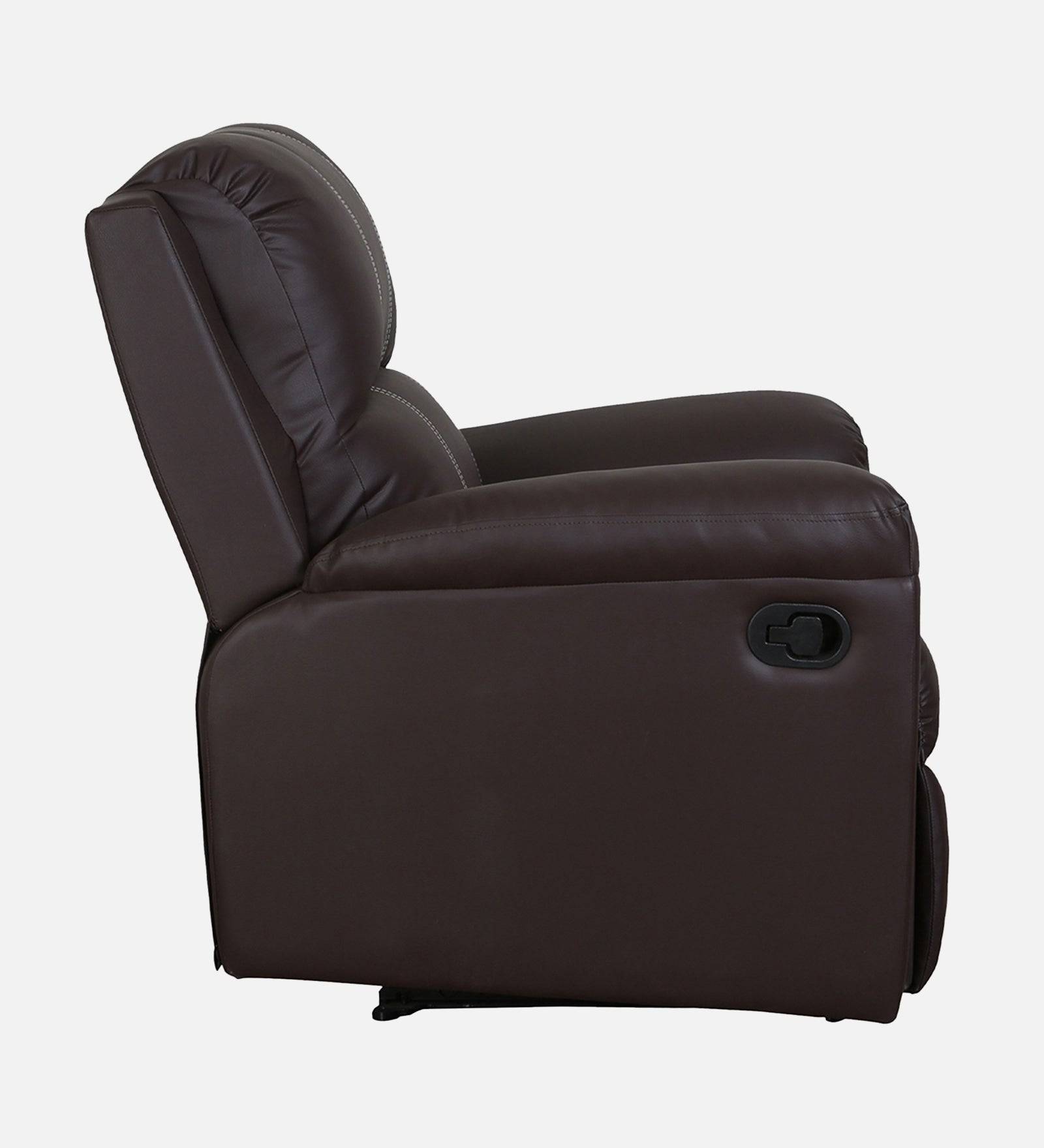 Buy Single Seater Recliner Sofa - Spino Online in India, Single Seater Recliner Sofa, Single Seater Recliner Chair, Manual Recliner, Leatherette Recliner, Living Room Recliner