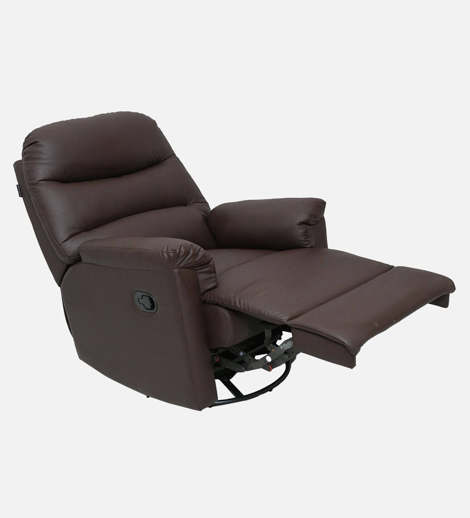 Buy Single Seater Recliner Sofa - Wave Online in India, Single Seater Recliner Sofa, Single Seater Recliner Chair, Manual Recliner, Leatherette Recliner, Living Room Recliner