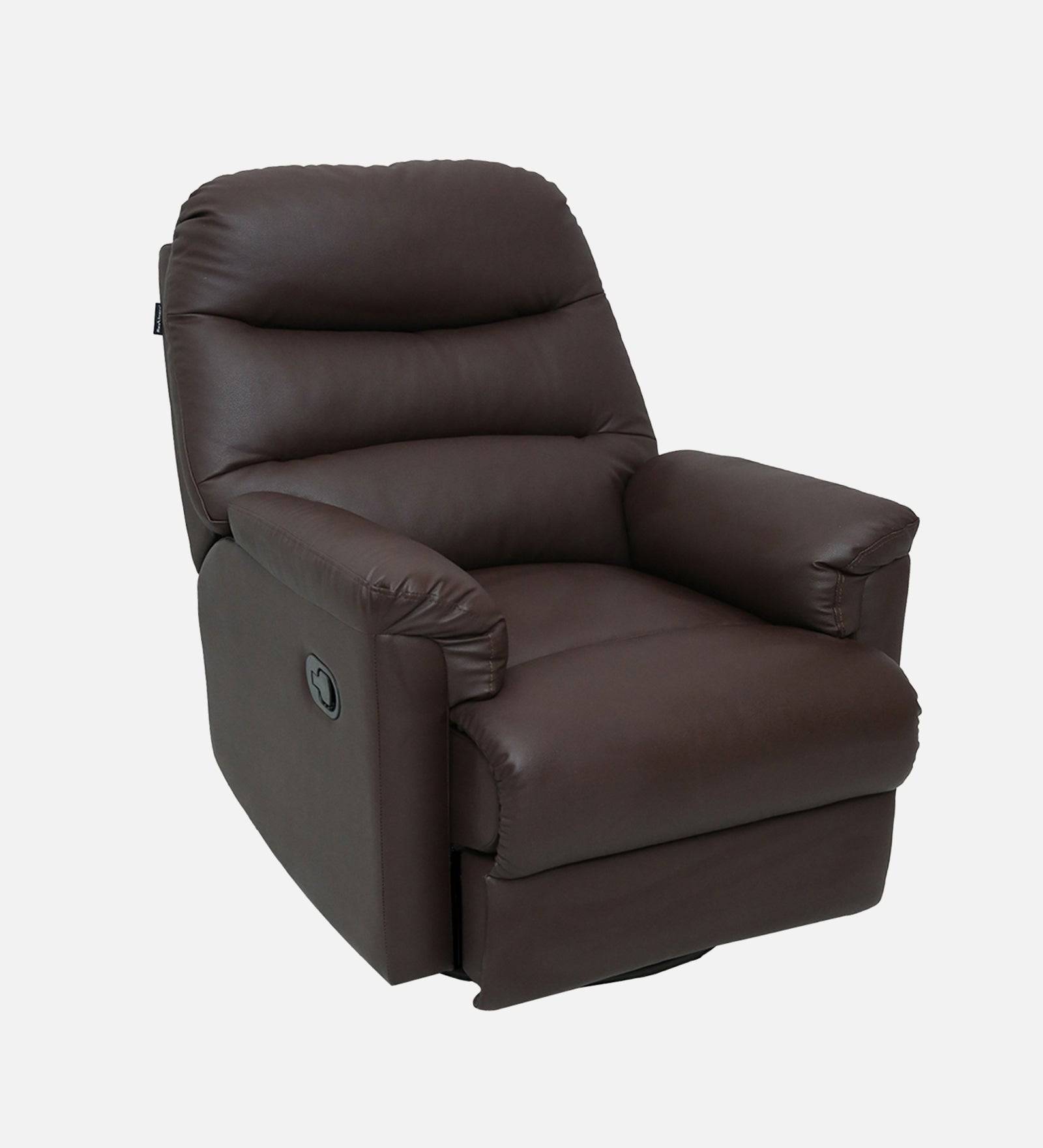 Buy Single Seater Recliner Sofa - Wave Online in India, Single Seater Recliner Sofa, Single Seater Recliner Chair, Manual Recliner, Leatherette Recliner, Living Room Recliner