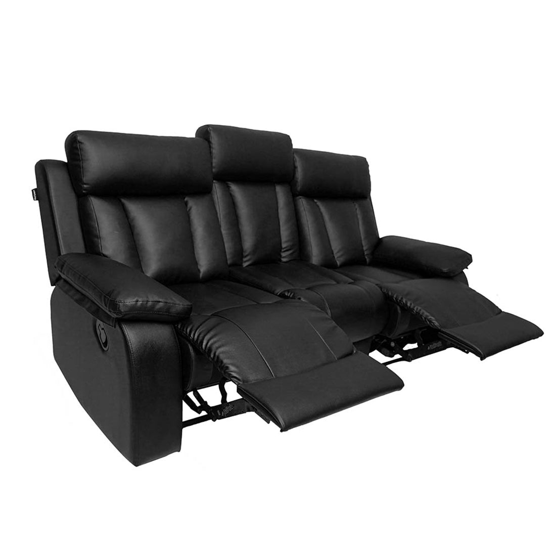 Buy Three Seater Recliner Sofa - Magna Online in India, Three Seater Recliner Sofa, 3 Seater Recliner Chair, Manual Recliner, Leatherette Recliner, Living Room Recliner