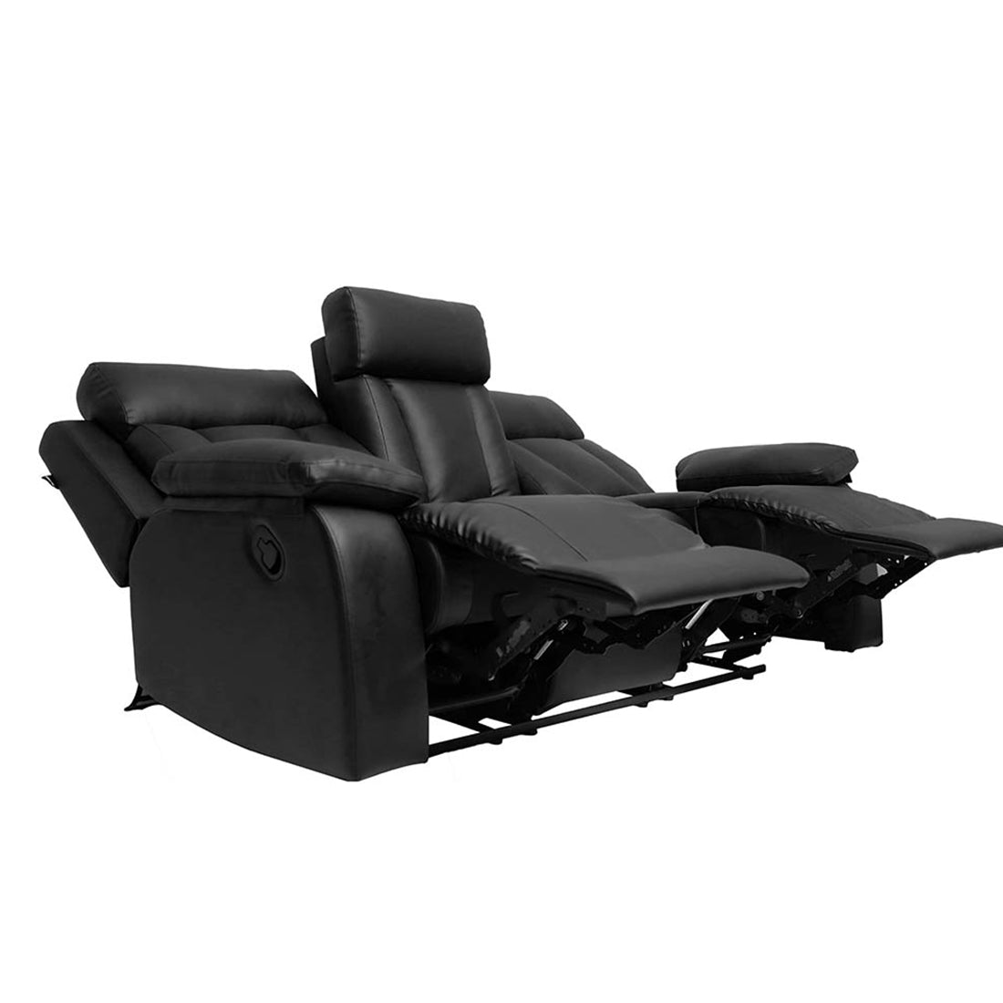 Buy Three Seater Recliner Sofa - Magna Online in India, Three Seater Recliner Sofa, 3 Seater Recliner Chair, Manual Recliner, Leatherette Recliner, Living Room Recliner