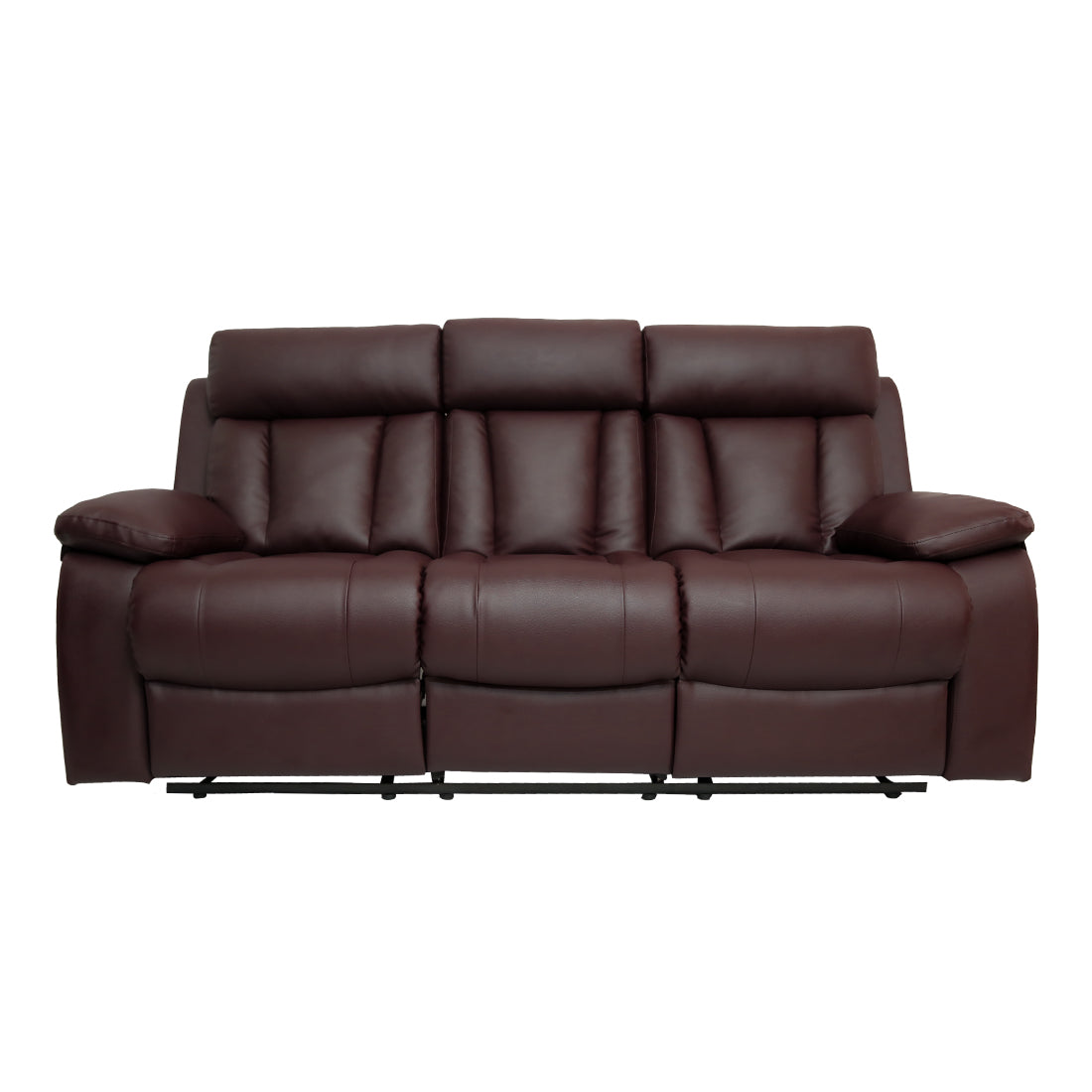 Buy Three Seater Recliner Sofa - Magna Online in India, Three Seater Recliner Sofa, 3 Seater Recliner Chair, Manual Recliner, Leatherette Recliner, Living Room Recliner