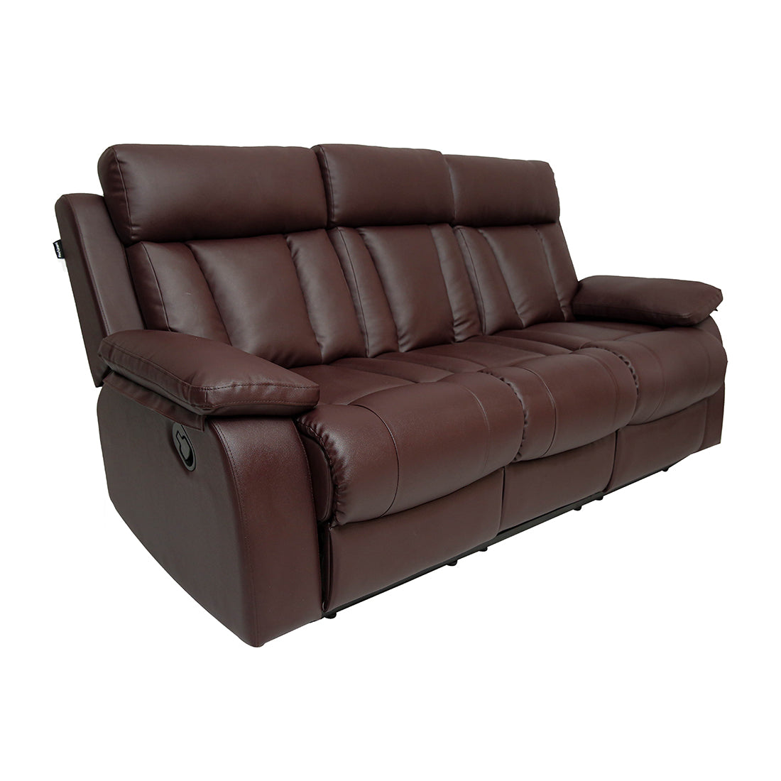 Buy Three Seater Recliner Sofa - Magna Online in India, Three Seater Recliner Sofa, 3 Seater Recliner Chair, Manual Recliner, Leatherette Recliner, Living Room Recliner