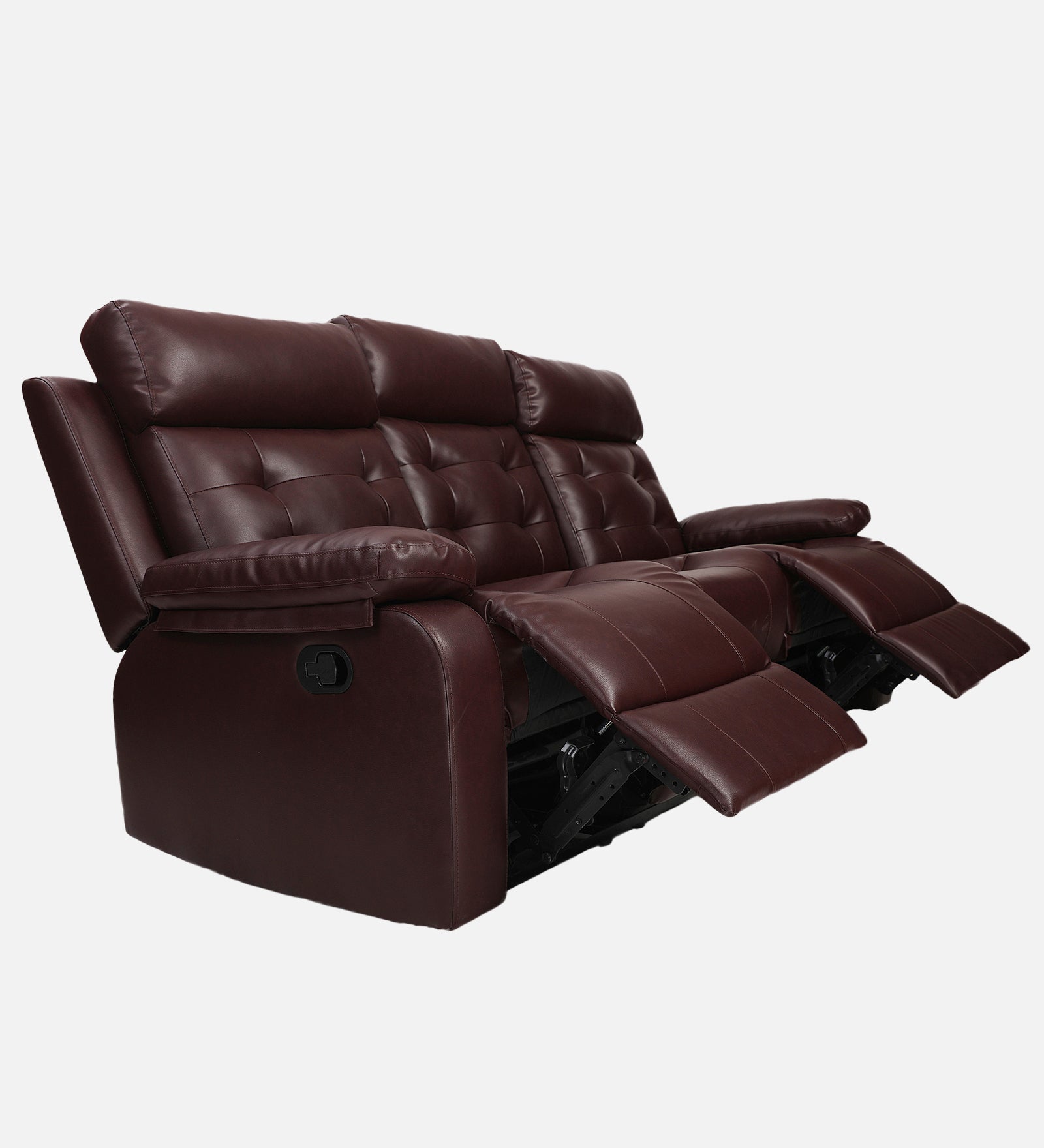 Buy Three Seater Recliner Sofa - Tango Online in India, Three Seater Recliner Sofa, 3 Seater Recliner Chair, Manual Recliner, Leatherette Recliner, Living Room Recliner