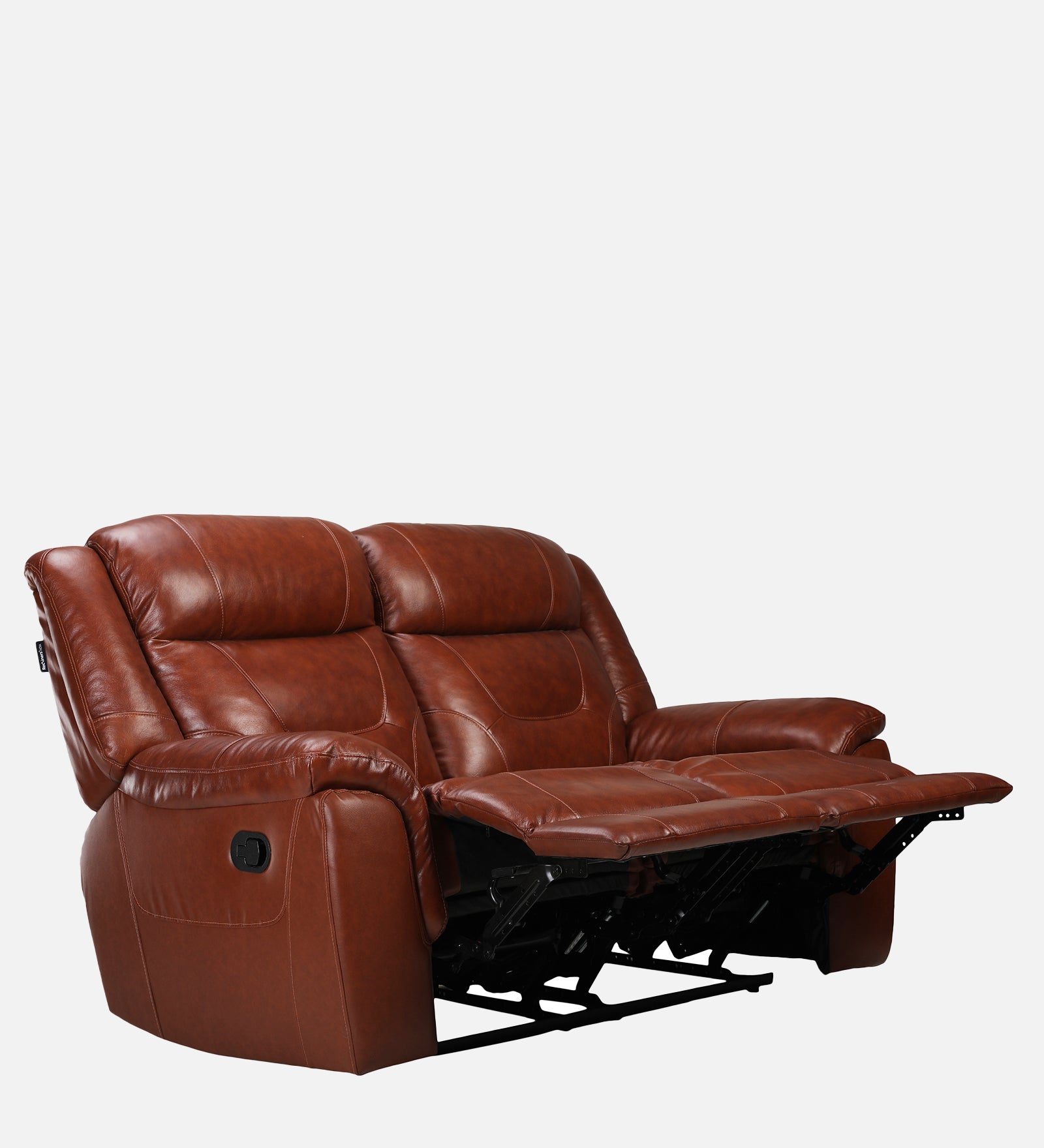 Buy Two Seater Recliner Sofa - Joy (Half Leather) Online in India, Two Seater Recliner Sofa, 2 Seater Recliner Chair, Motorized Recliner, Leather Recliner, Living Room Recliner