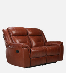 Buy Two Seater Recliner Sofa - Joy (Half Leather) Online in India, Two Seater Recliner Sofa, 2 Seater Recliner Chair, Motorized Recliner, Leather Recliner, Living Room Recliner