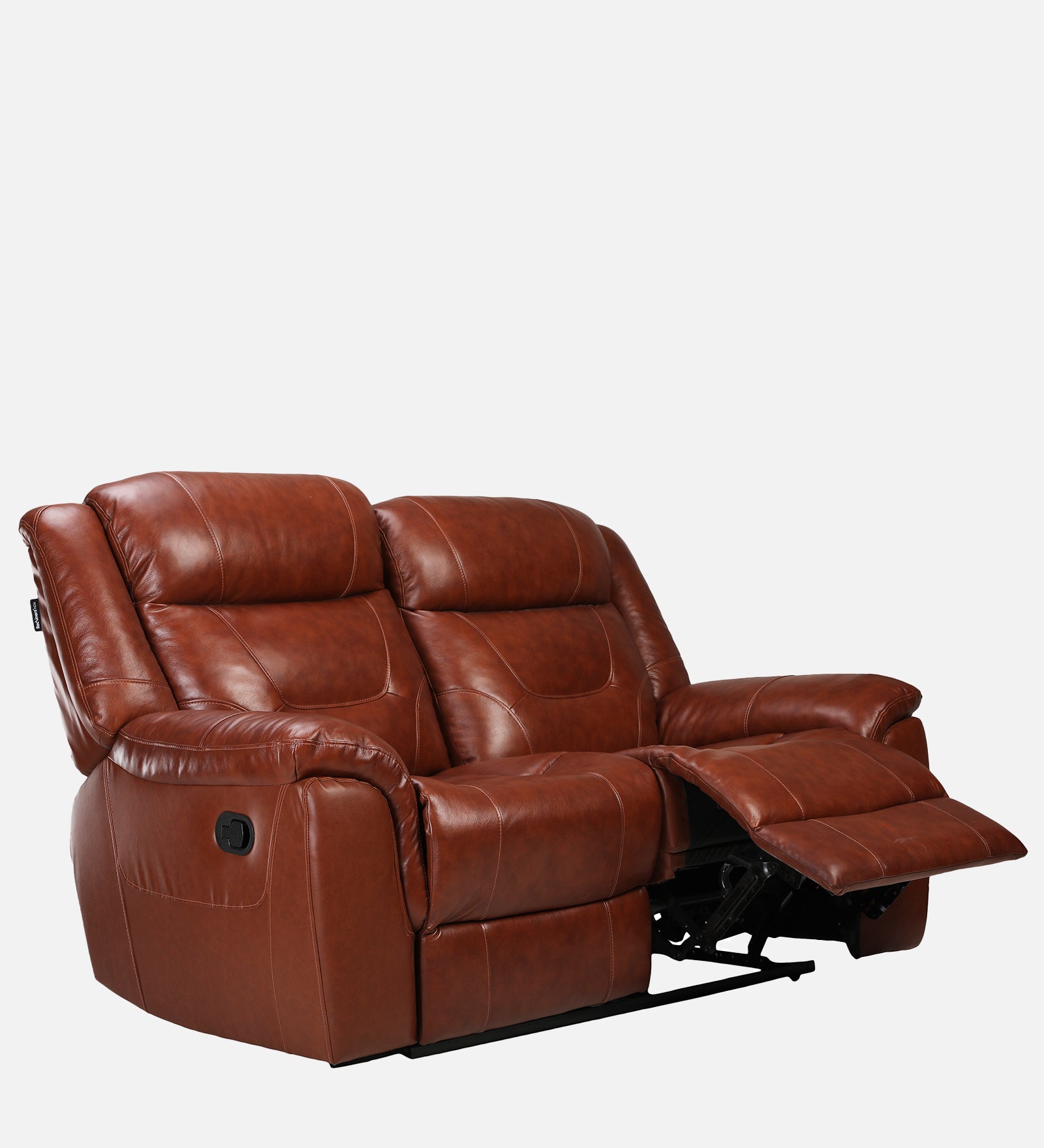 Buy Two Seater Recliner Sofa - Joy (Half Leather) Online in India, Two Seater Recliner Sofa, 2 Seater Recliner Chair, Motorized Recliner, Leather Recliner, Living Room Recliner