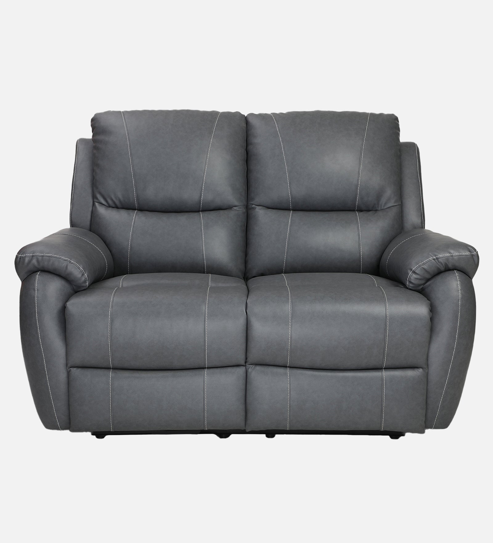 Buy Two Seater Recliner Sofa - Lite (Grey) Online in India, Two Seater Recliner Sofa, 2 Seater Recliner Chair, Motorized Recliner, Leatherette Recliner, Living Room Recliner