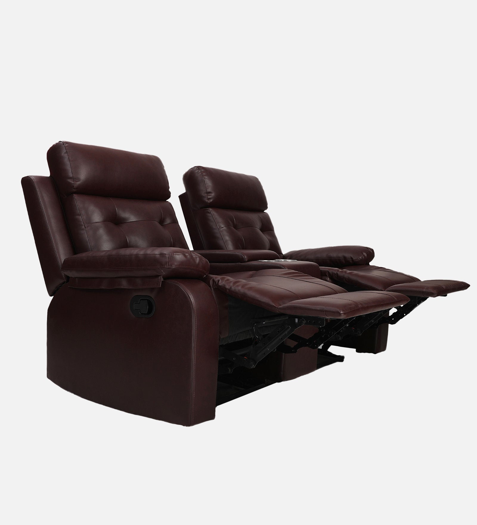 Buy Two Seater Recliner Sofa With Console - Tango Online in India, Two Seater Recliner Sofa, 2 Seater Recliner Chair, Manual Recliner, Leatherette Recliner, Living Room Recliner