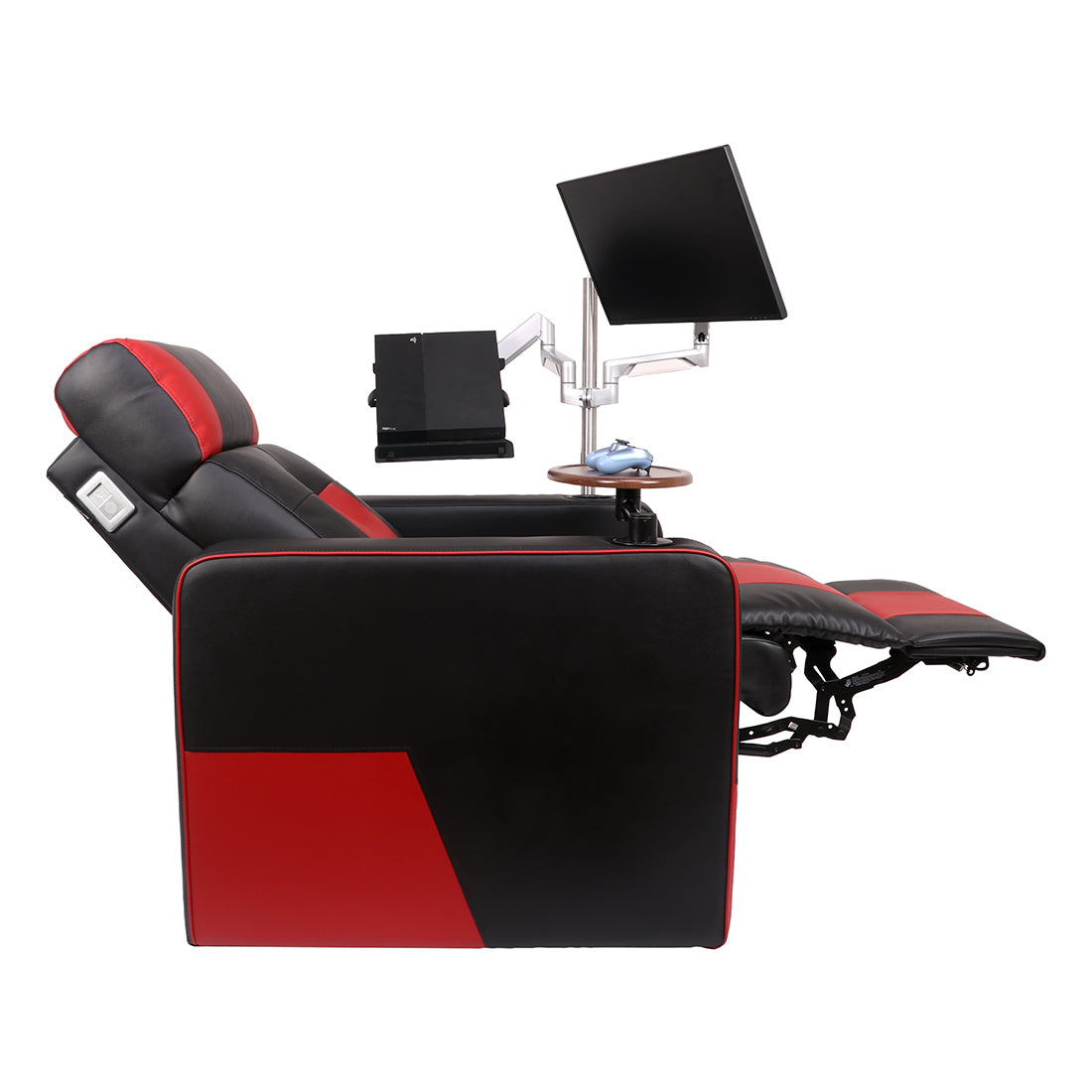 Buy Work From Home Recliner - GenX Console Online in India, Work From Home Recliner, Motorized Recliner, Leather Recliner, Living Room Recliner, Workspace Recliner, WFH Recliner, Home Office Recliner