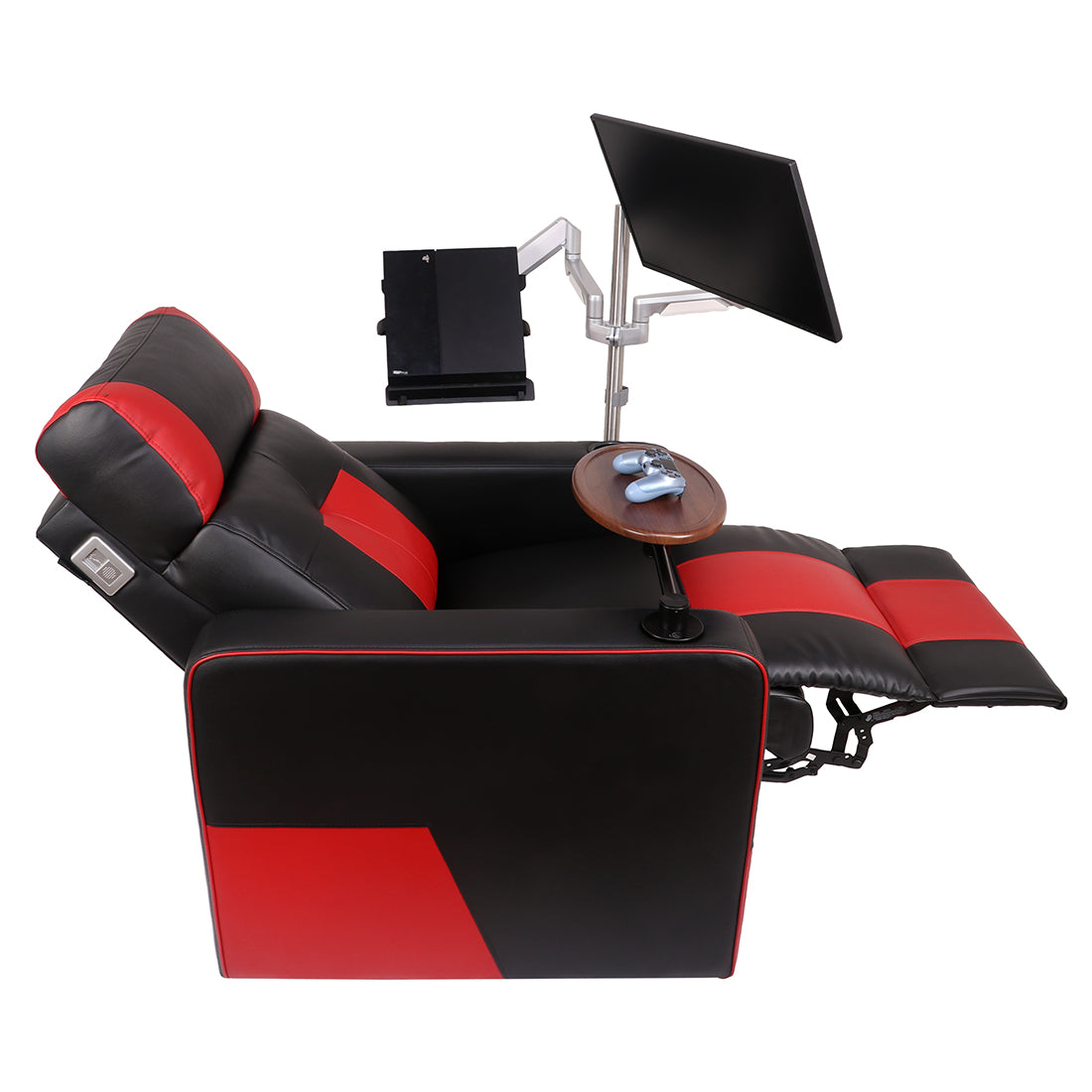 Buy Work From Home Recliner - GenX Console Online in India, Work From Home Recliner, Motorized Recliner, Leather Recliner, Living Room Recliner, Workspace Recliner, WFH Recliner, Home Office Recliner