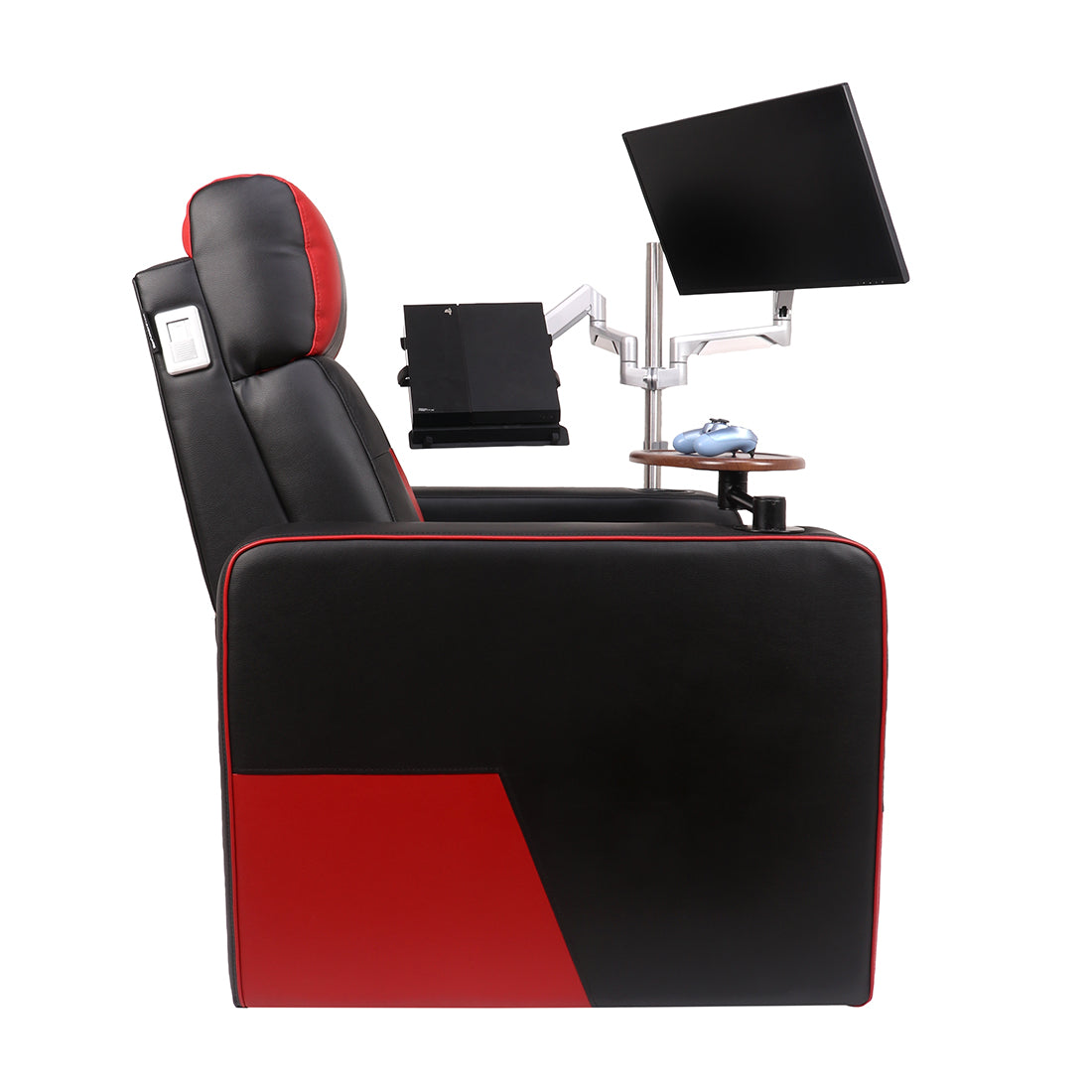 Buy Work From Home Recliner - GenX Console Online in India, Work From Home Recliner, Motorized Recliner, Leather Recliner, Living Room Recliner, Workspace Recliner, WFH Recliner, Home Office Recliner