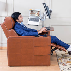 Buy Work From Home Recliner - Zuum Executive Online in India, Work From Home Recliner, Motorized Recliner, Leather Recliner, Living Room Recliner, Workspace Recliner, WFH Recliner, Home Office Recliner