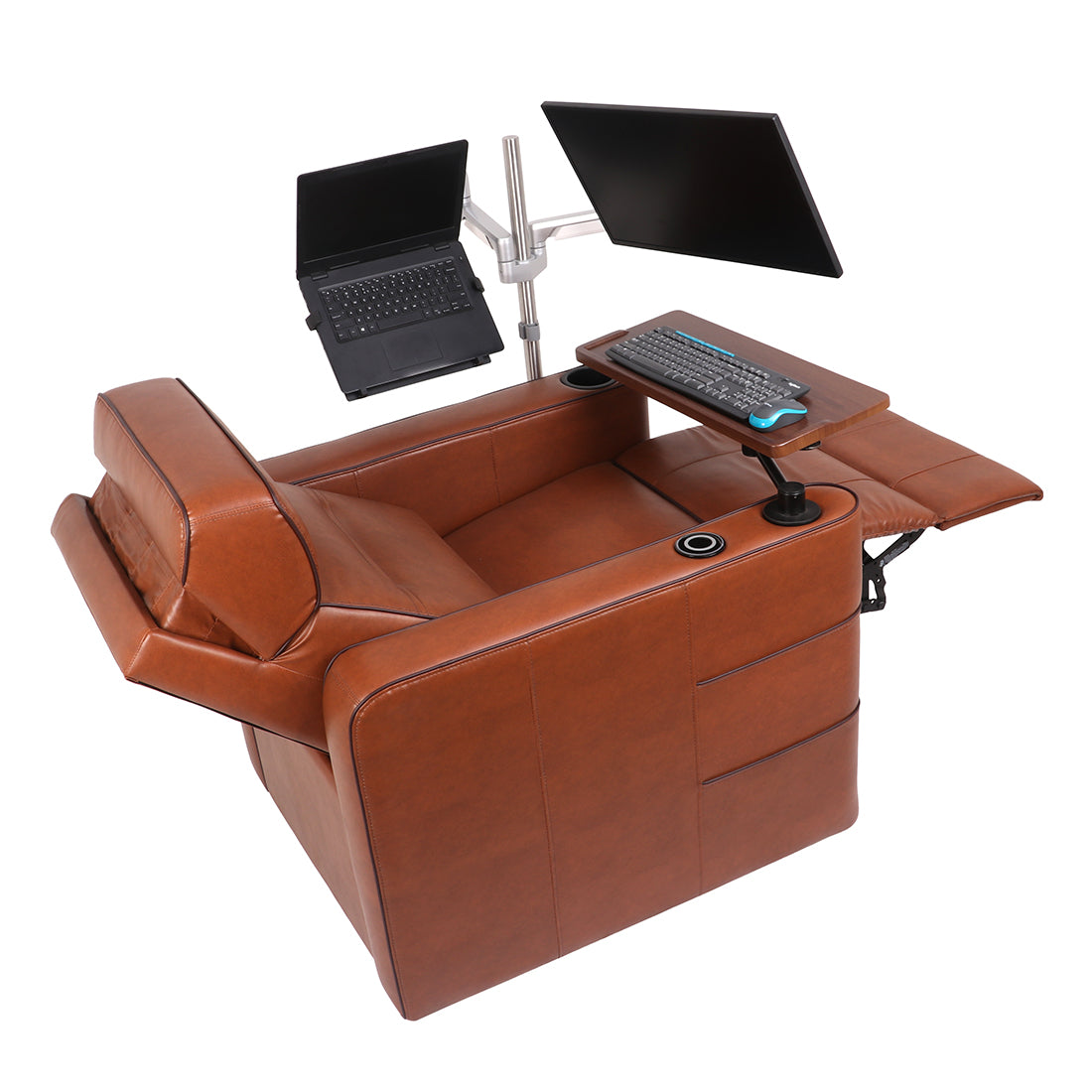 Buy Work From Home Recliner - Zuum Executive Online in India, Work From Home Recliner, Motorized Recliner, Leather Recliner, Living Room Recliner, Workspace Recliner, WFH Recliner, Home Office Recliner