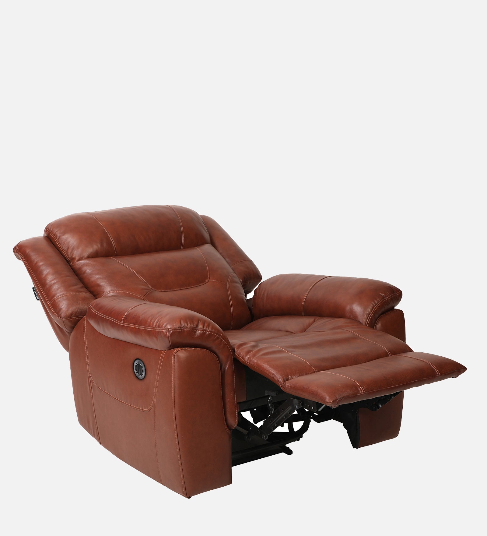 Buy Single Seater Recliner Sofa - Joy (Half Leather) Online in India, Single Seater Recliner Sofa, Single Seater Recliner Chair, Manual Recliner, Half Leather Recliner, Living Room Recliner, joy Recliners